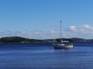 Vor Anker im Koljöfjord